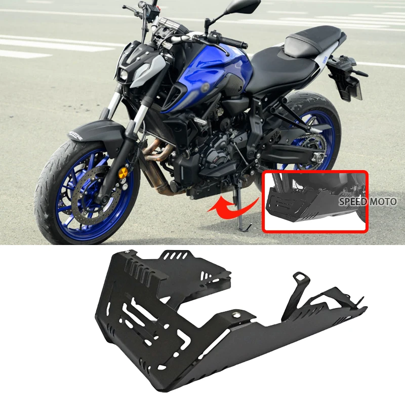 

For YAMAHA MT07 MT 07 FZ07 FZ-07 2014-2022 XSR700 XSR 700 Motorcycle Skid Plate Engine Protector Guard Chassis Protection Cover