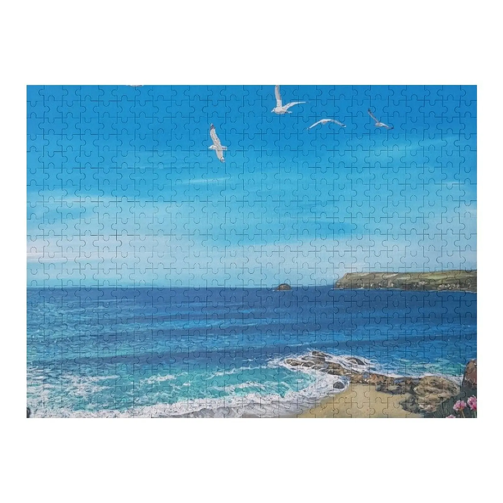 

Пазл Summer at Polzeath на заказ с фото масштабами, персонализированный детский подарок, пазл с моторами