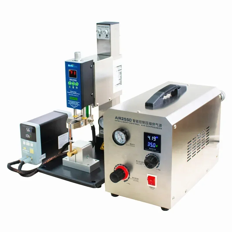 HT-SW01H HT-SW02H Battery spot welding machine/Spot welder with Pneuatic butt weld head/butt welding head/opposed weld head