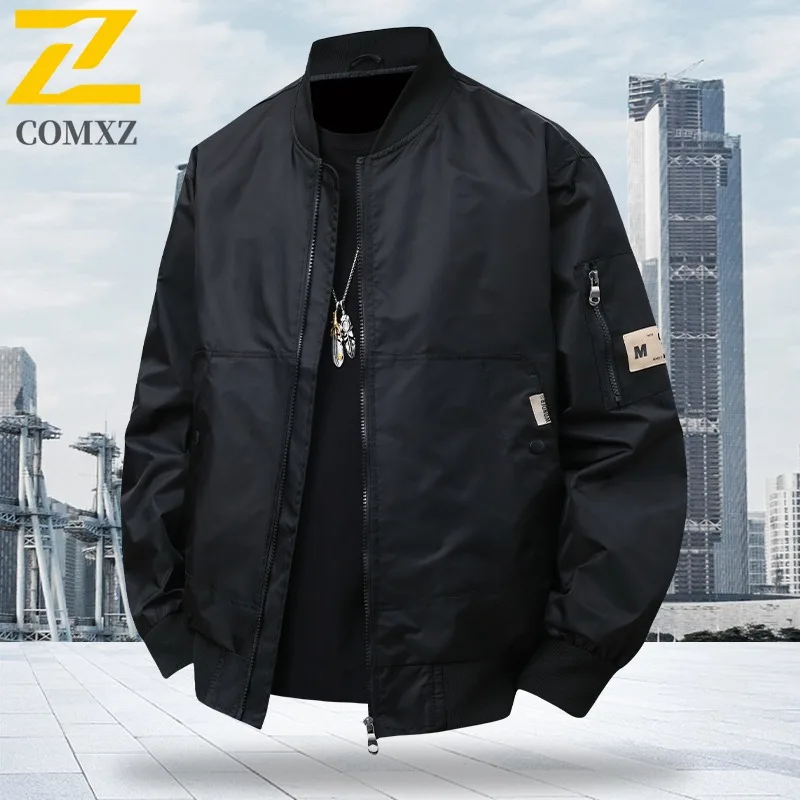 

COMXZ трансграничная куртка мужская весна осень американская бейсбольная куртка спецодежда горная уличная водонепроницаемая повседневная куртка унисекс