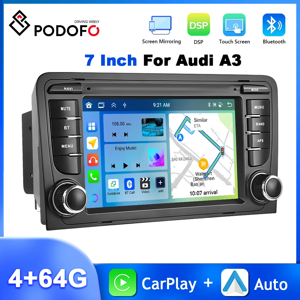 Podofo 4+64G 7'' Ca…