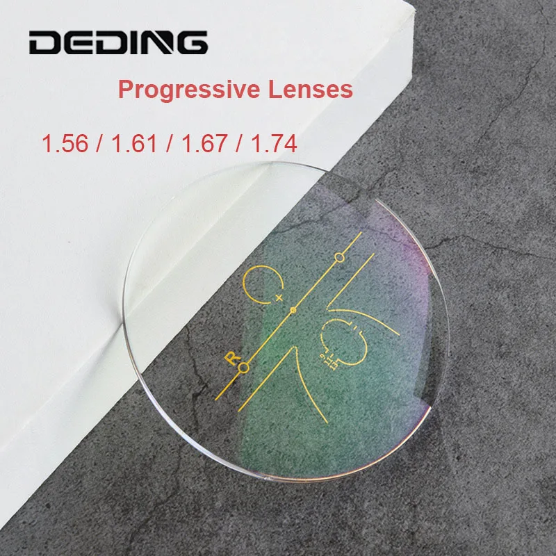 

1.56 1.61 1.67 1.74 (+8.00~-10.00) Progressive Multifocal Lenses Prescription Myopia Hyperopia Lens For Long and Short Distance