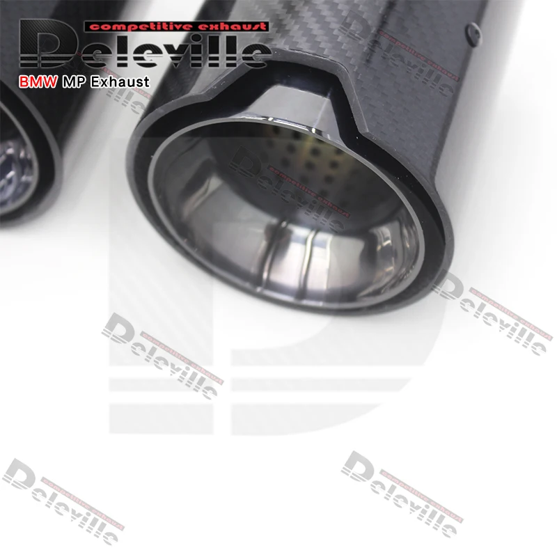 Yooking Performance Carbon Exhaust Tips For Bmw F30 G30 M2 M3 M4 G80 G87 E92 M Performance Exhaust Tips With Silver Inner