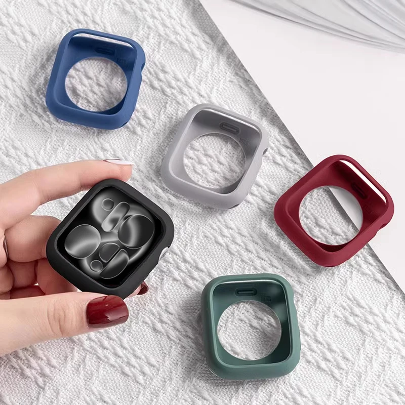 Case for Apple Watch Series 11 10 46mm 42mm Accessories Soft Silicone Protective Shell Bumper iwatch series 10 46 mm 42 mm Cover
