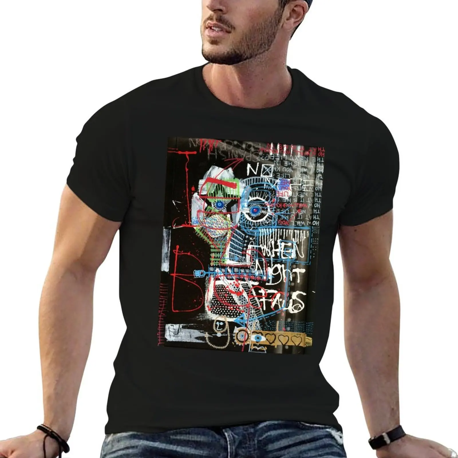 T-shirt décontracté pour homme en coton – T-shirt amusant pour homme