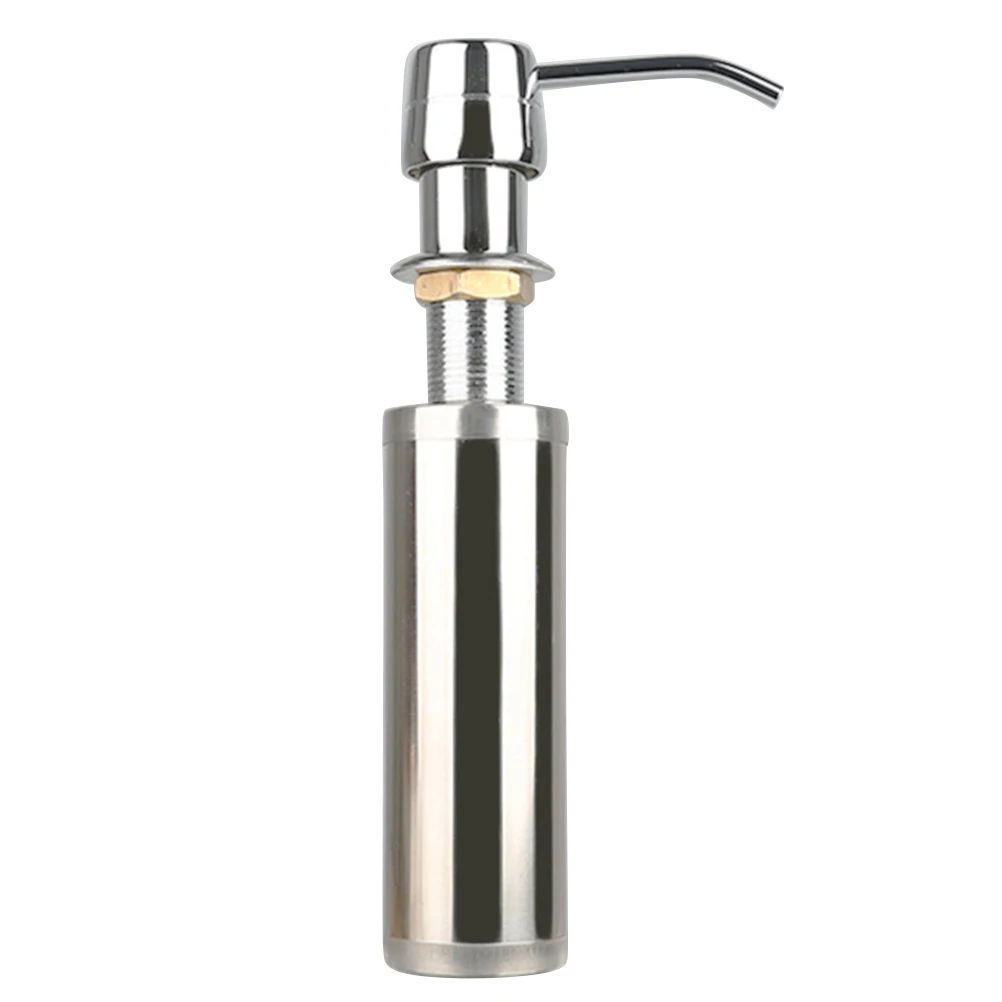 

Copper Pump Soap Dispenser Bottles Refillable Kitchen Bathroom Sink Shampoo Gel Hand Lotion Holder Metal Anti Rust