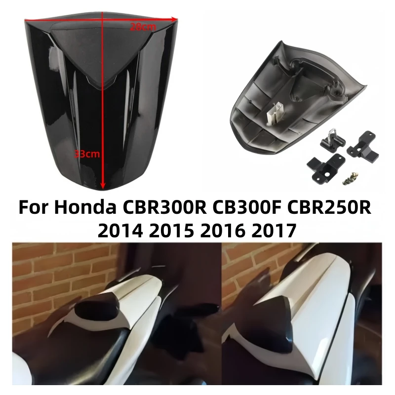 

Motorcycle rear cover hump passenger seat cover fairing For Honda CBR300R CB300F CBR250R CBR 300R 300F 250R 2014 2015 2016 2017