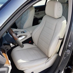 For Mercedes Benz GLS X167 2020 2021 2022 2023 7 Seats Nappa Leather Custom Car Seat Covers Set Interior Protector Accessories