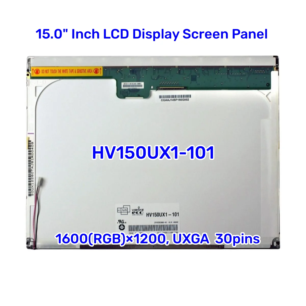 

100% протестировано, 1600*1200, 15,0-дюймовый ЖК-экран для BOE HV150UX1-101 HV150UX1 101