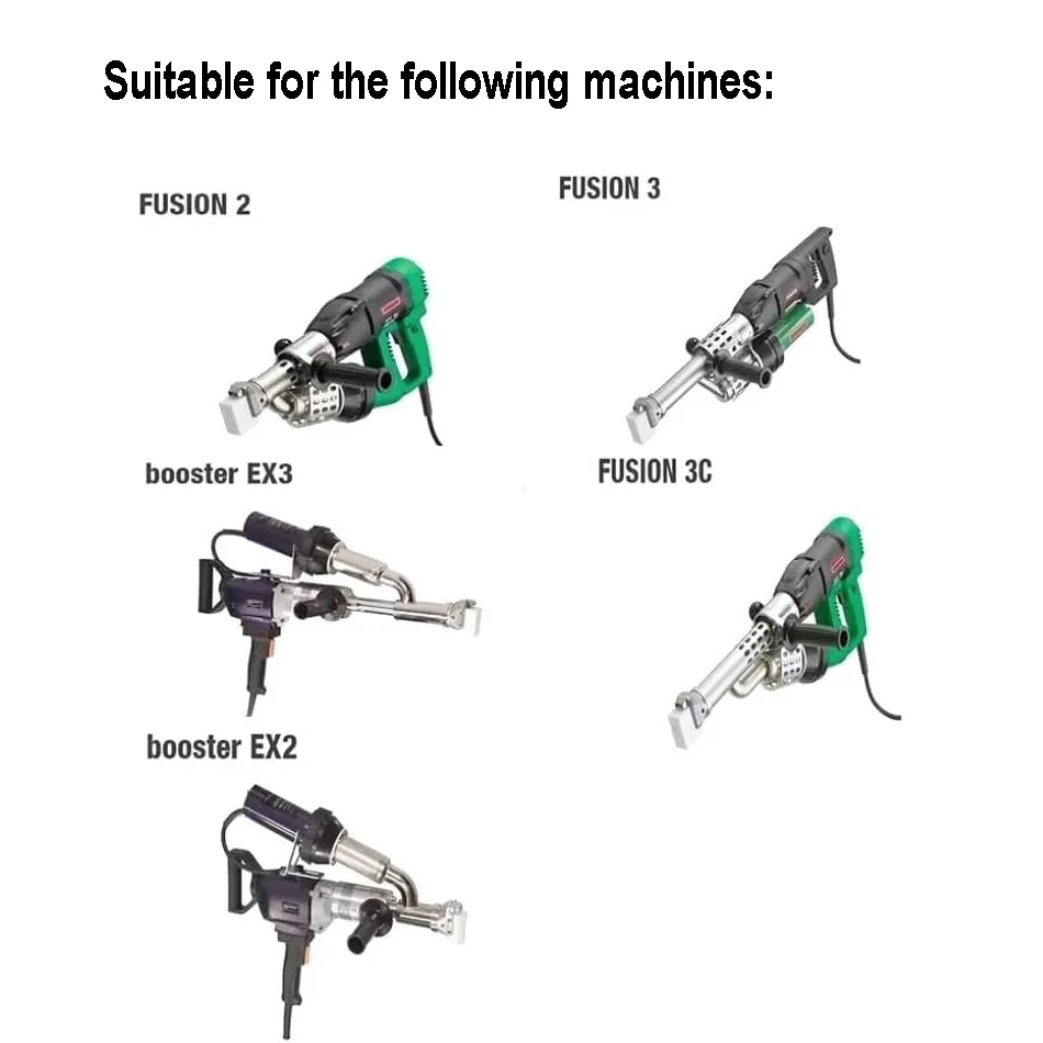 حذاء لحام التماس المتداخل لآلة لحام البثق الداعم EX2 / EX3 وLeister Fusion2 Fusion 3 وFusion 3C