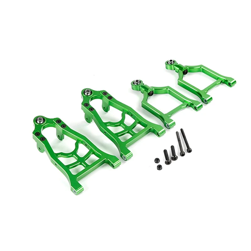 

Alloy CNC Front Suspension Arm Kit Fit For 1/5 HPI ROFUN BAHA ROVAN KM BAJA 5B 5T 5SC Rc Car Toys Games Parts