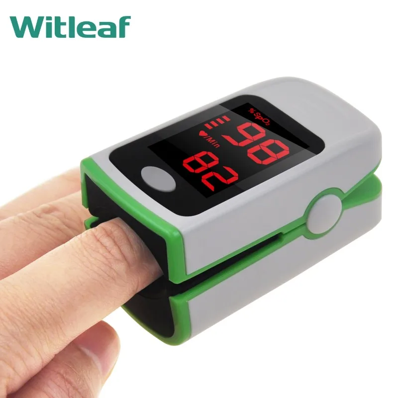 WIT-S200 Fingertip Pulse Oximeter Oximetro de pulso de dedo Blood Oxygen Home finger Medical Heart Rate Monitor Pulsioximetro