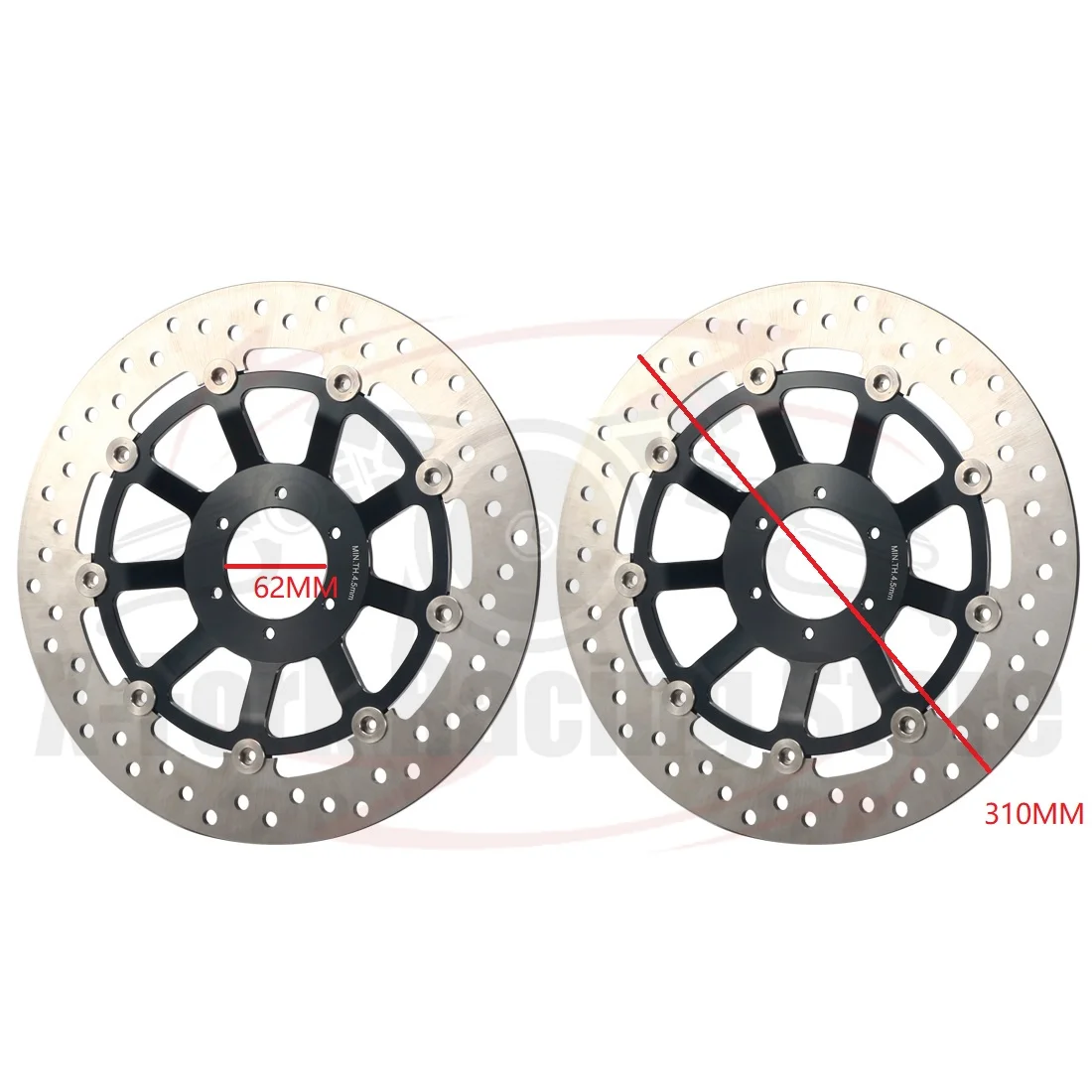 Motorcycle Front Floating Brake Discs Rotors For HONDA CB1100SF X11 2000-2003 CBR1100 XX Blackbird 1999-2008 2005 2006 2007