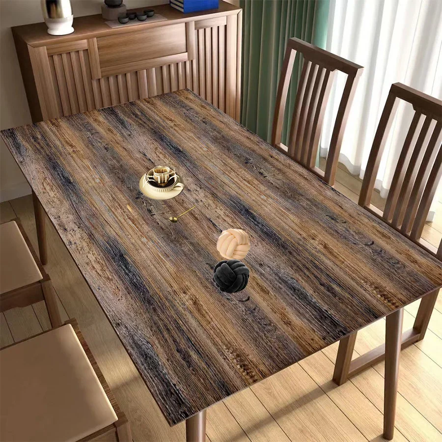 PVC Vintage Wood Grain Texture Peelable And Removable Suitable For Living Rooms Bedrooms And Furniture Refurbishment.