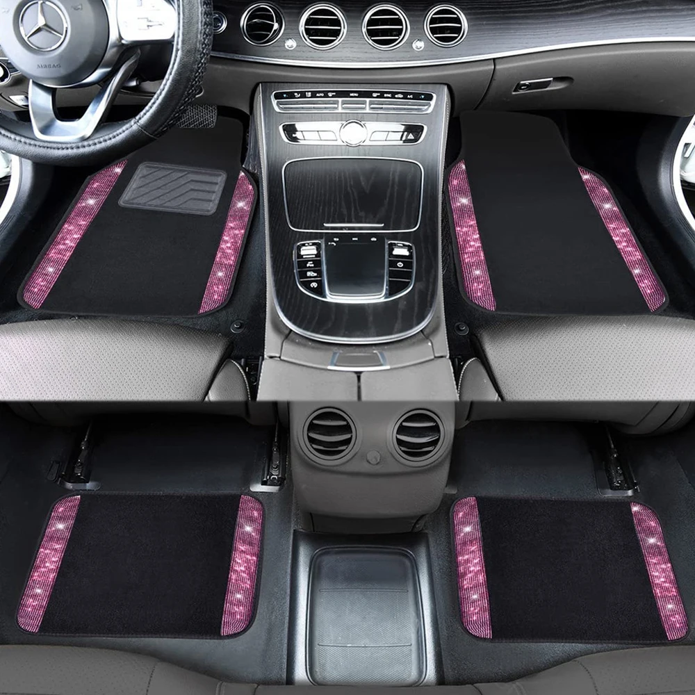 

Car Floor Mats Pink For Dodge Durango Viper Ram Magnum Caliber Dakota Nitro Stratus Car Carpets Waterproof Accessories