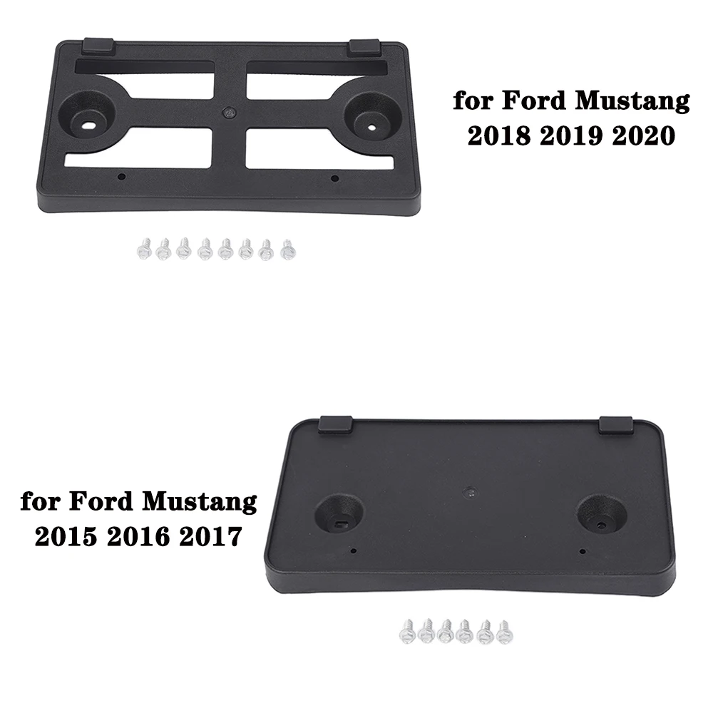 Car Front License Plate Mount Bracket Holder Frame for Ford Mustang 2015-2017 / 2018-2020 American Standard Exterior Accessories