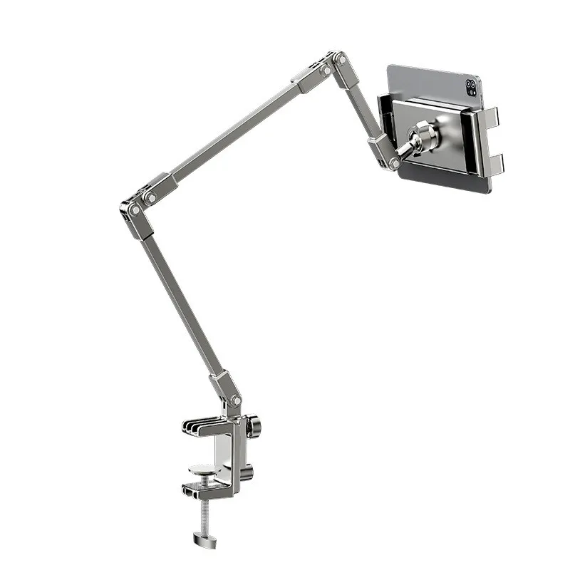 Aluminum Alloy Articulated Long Arm Lying On Bed Tablet Holder Adjustable Foldable Stand Lazy Bracket For iPad Mini Xiaomi