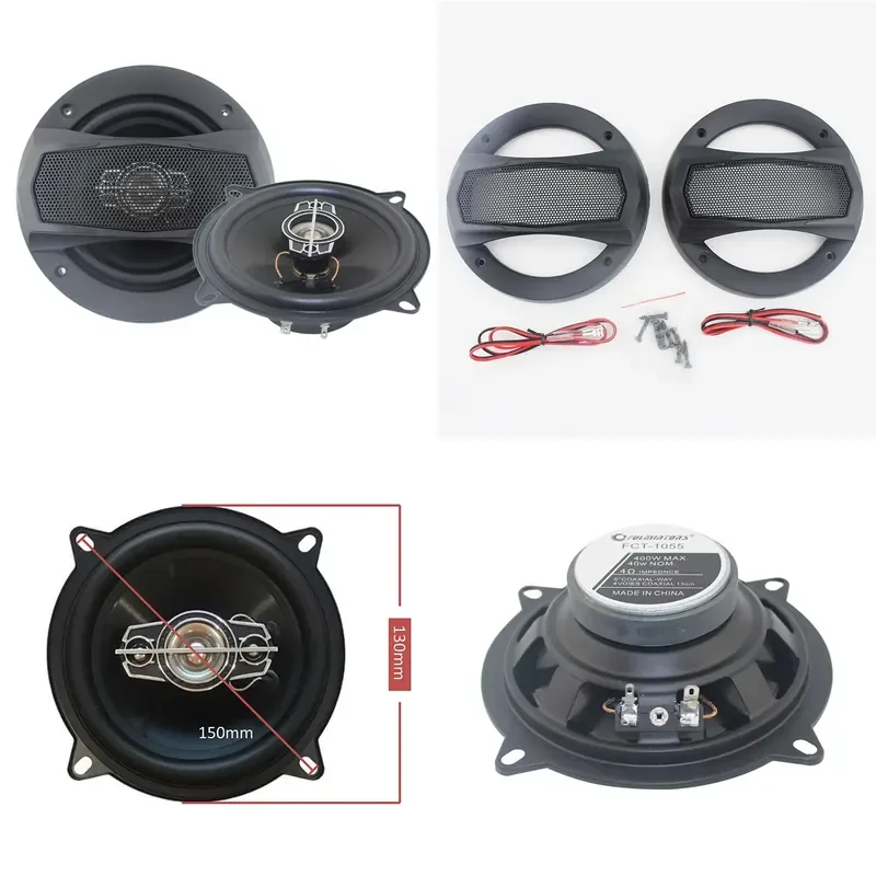 

Stock Factory Direct Price 40W Car Audio 4ohm 5 Inch Car Speaker Coaxial