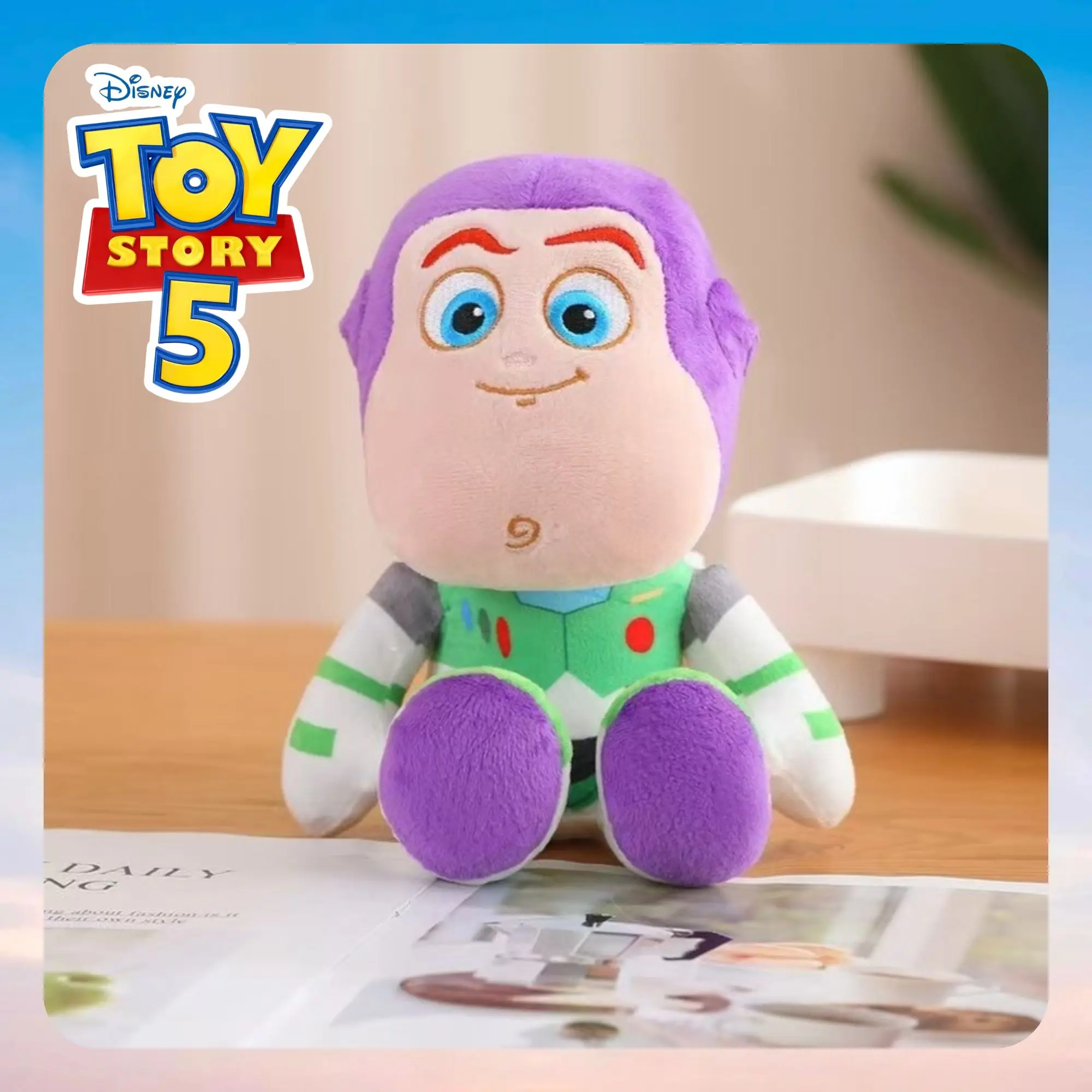 

23 см милая плюшевая игрушка Вуди Базз Лайтер, милая мягкая аниме Джесси, плюшевая подвеска, мультяшная кукла, домашний декор, рождественские подарки