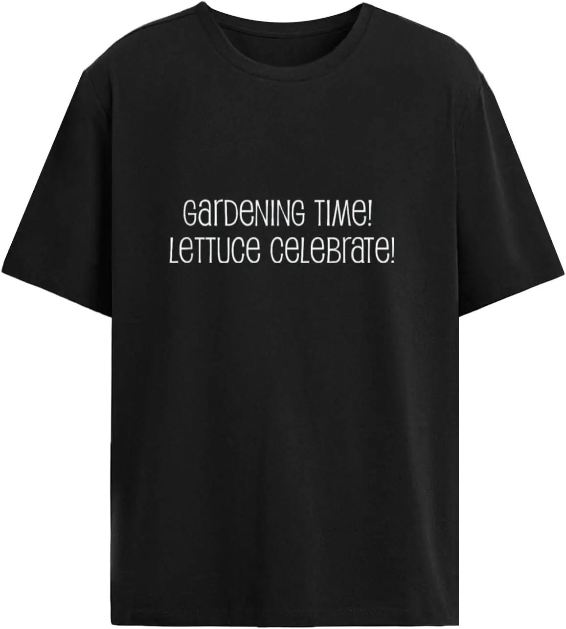 

Комплект из 1 футболки для женщин Gardening Time Lettuce Celebrate, стильный дизайн