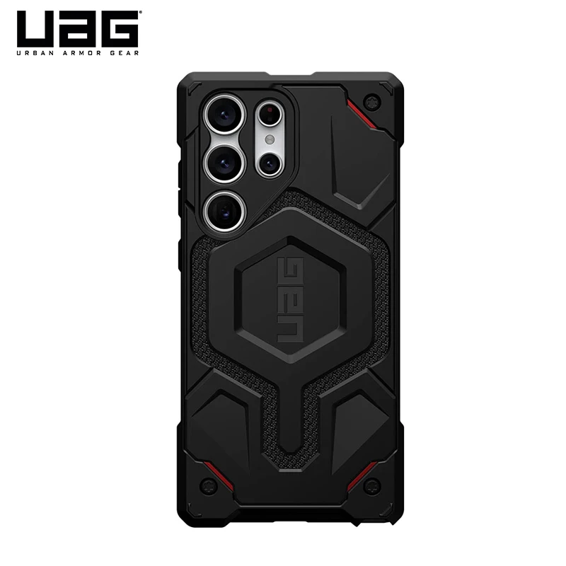 UAG Monarch Pro 케블라 마그세이프 충격 방지 케이스, 삼성에 적합한 갤럭시 S23 울트라 플러스용, 낙하 방지 자석, 오리지널 휴대폰 커버 
