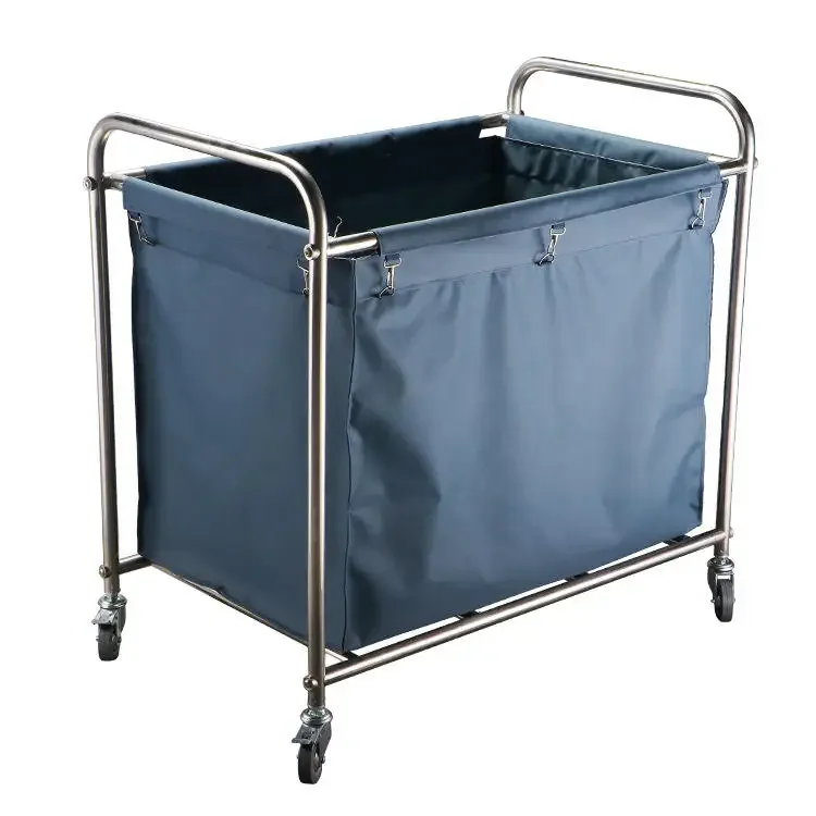 Hotel Linen Cleaning Laundry Trolley Cart Commercial Laundry Cart Linen Trolley