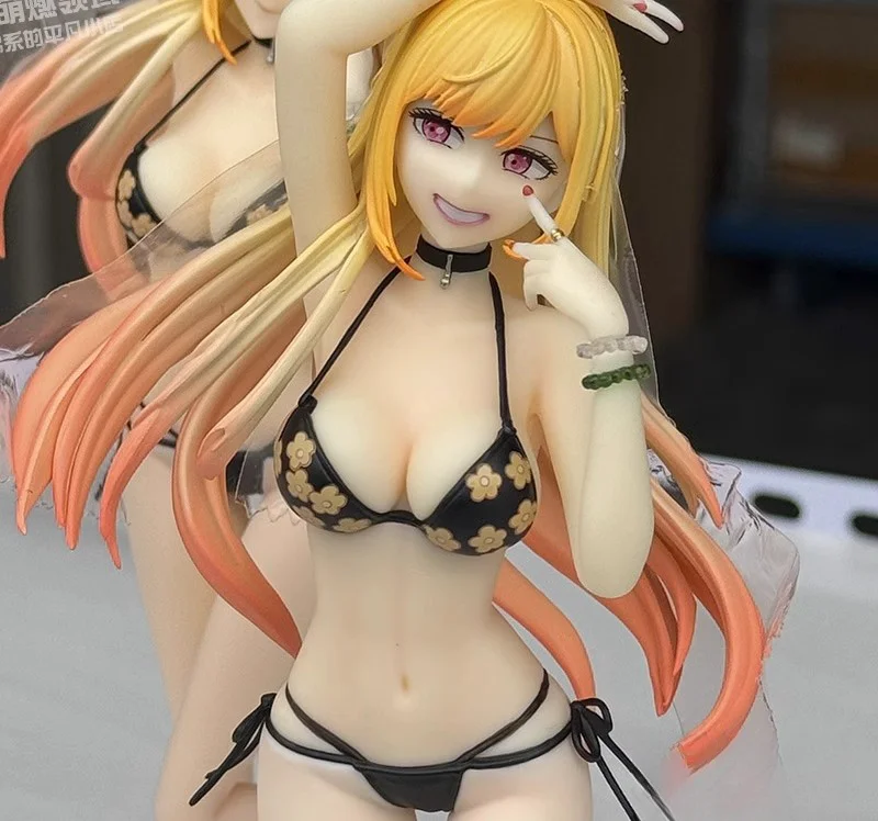 Figura de Kitagawa Marin de 24cm, Anime My-Dress-Up-Darling, Hentai suave, figura de Aciton Sexy, estatuas Marin, decoración, accesorios de mesa