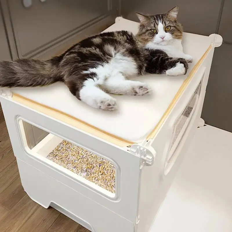 Multi-storey Transparent Cat Cages Home Indoor Pet Villa Cat Litter One Super Large Space Cat Cage House Pet Product E