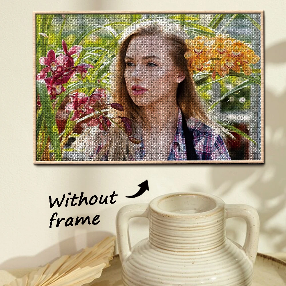 35/150/300/500/1000pcs cool person Custom Photo Personalised Decompression Puzzles Jigsaw puzzle Mosaic Custom Puzzles in Photos