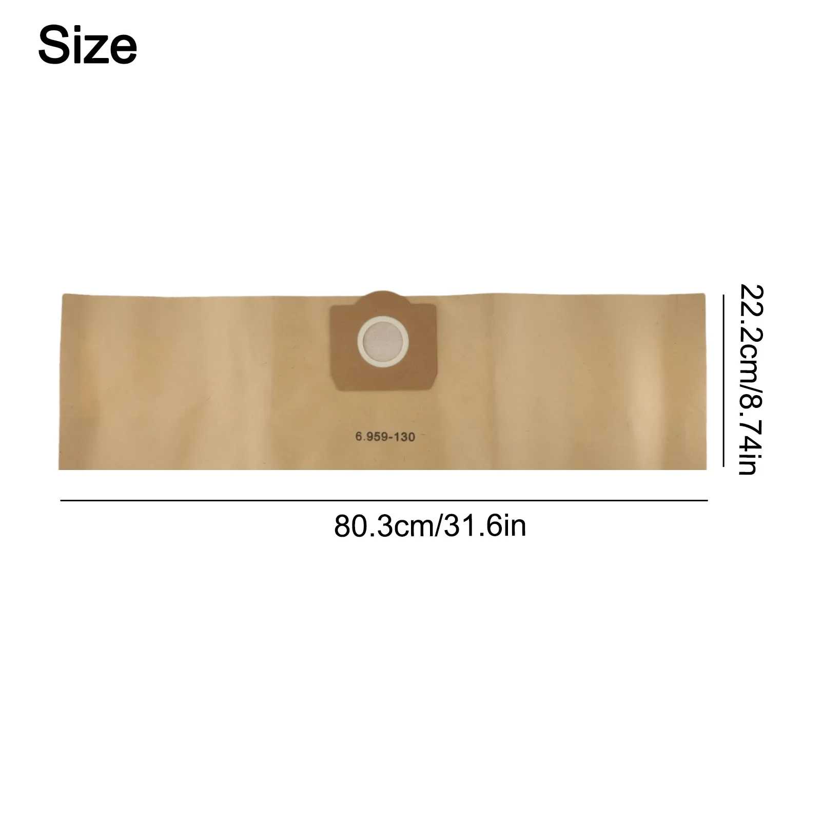 Replacement Filter Bags For Vacuum Cost-effective Cleaning Dust Collection Bags Paper Filter Bags Robust Paper Construction