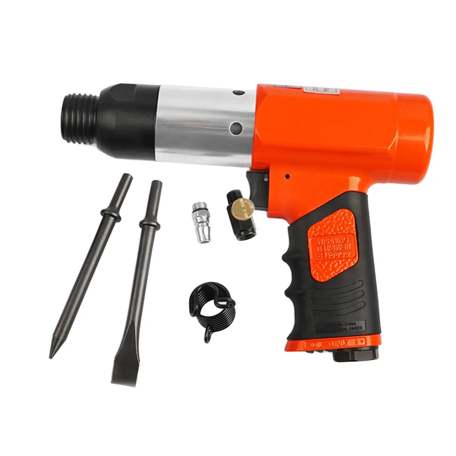 Air Chisel Handheld Easy to Use High-hardness Press Switch Solid Utility Lightweight Derusting Knob Adjusted Riveting Machine