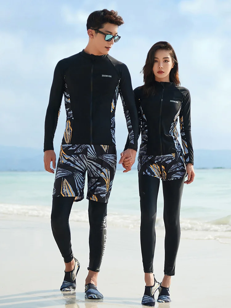 

Qui Dry Scuba Diving Suit Men's Long Sve Long Pants Wetsuit Women's Surfing Suit Swimming Costume Couple's Thermal Wear