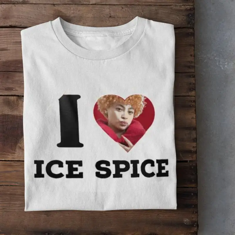 أنا أحب آيس سبايس تي شيرت أبيض للجنسين جميع المقاسات #1