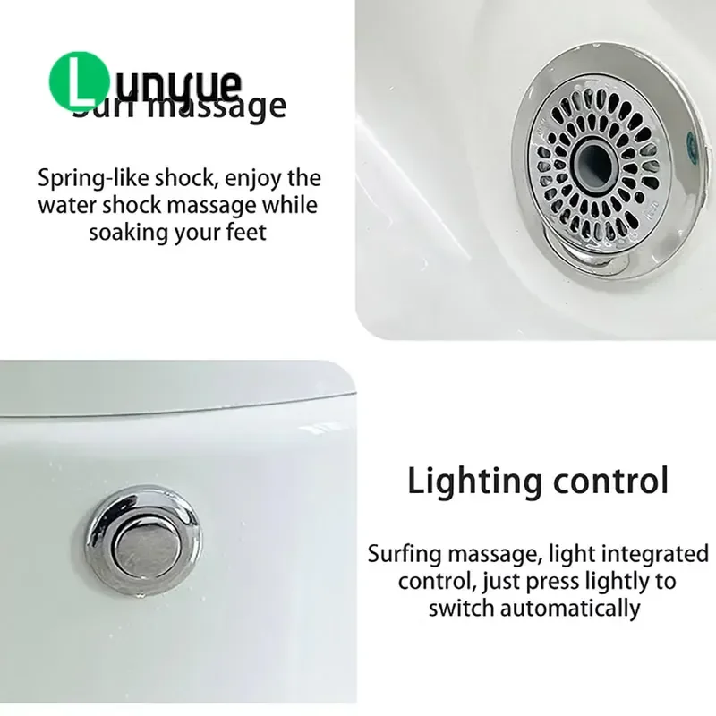 Removable Foot Bath Massager Pedicure Spa Bowl for Beauty Wholesale Deep Soak Tub with Massage Function Relaxing Foot