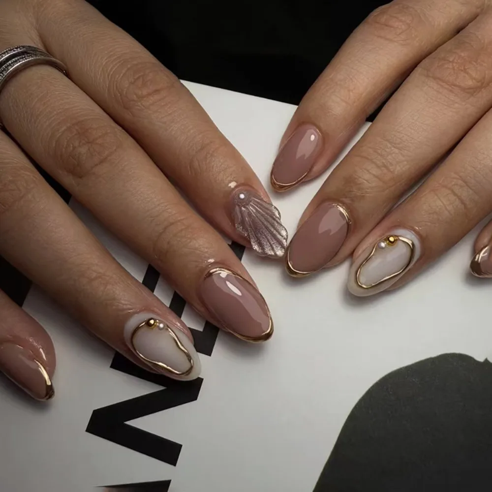 24Pcs Manicure Oval… - image