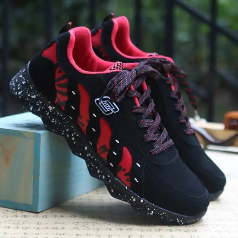 

Мужские повседневные спортивные кроссовки в полоску, с круглым носком, из искусственной кожи, для весны и осени, модные, на плоской подошве