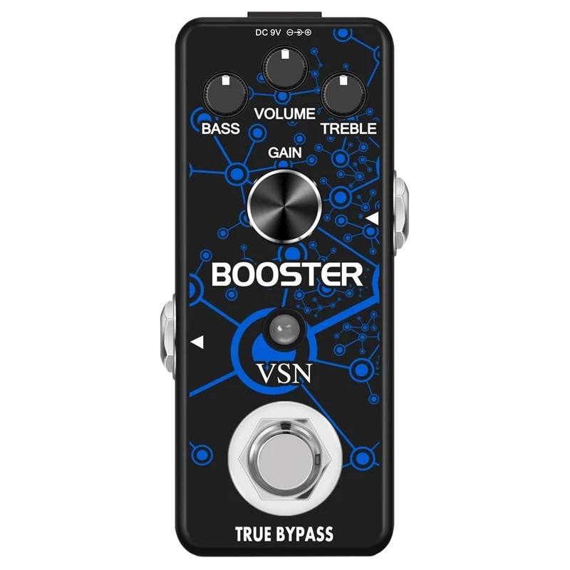 【CYBER MONDAY】 Guitar Booster Effect Pedal Analog Boost Effects Pedals for Electric Guitar Mini Boost Pedals True