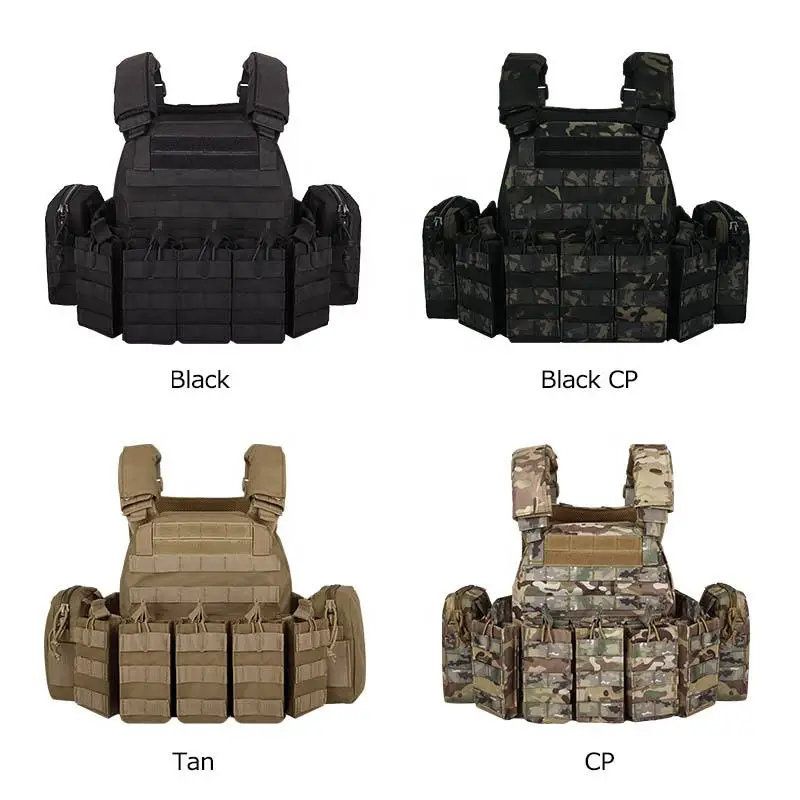 nylon colete tatico ao ar livre caca protetora ajustavel multifuncoes molle airsoft equipamento de combate yakeda1000d 01