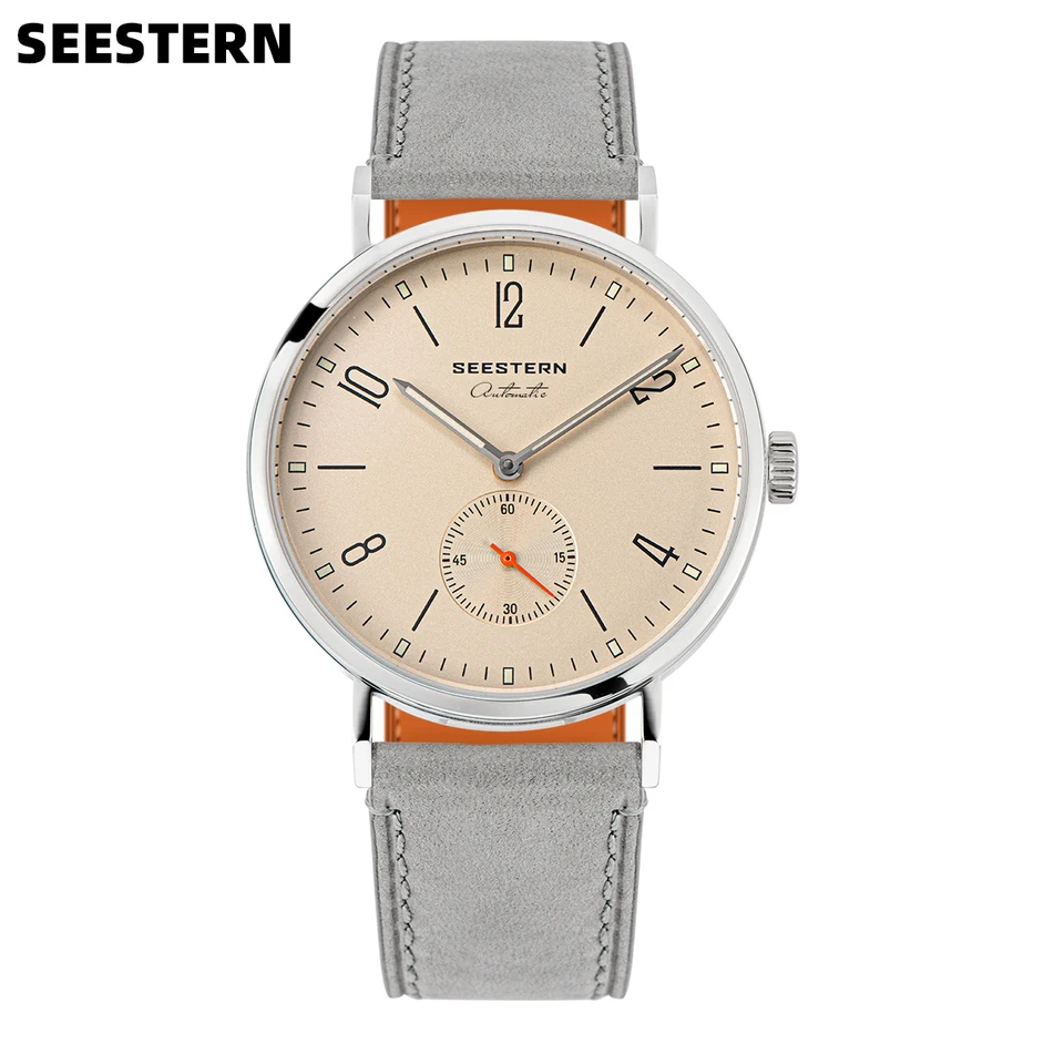 SEESTERN Simple Watch of Men Automatic Mechanical Wristwatches