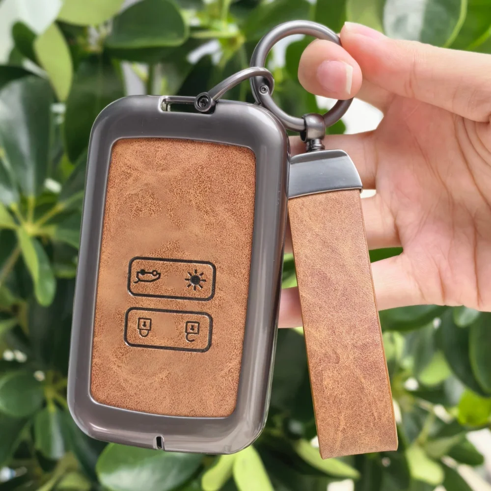 

Car Key Case Cover Shell for Renault Megane 2 4 Clio 5 Captur Koleos Arkana Austral Talisman Zoe Card Key Bag Accessories