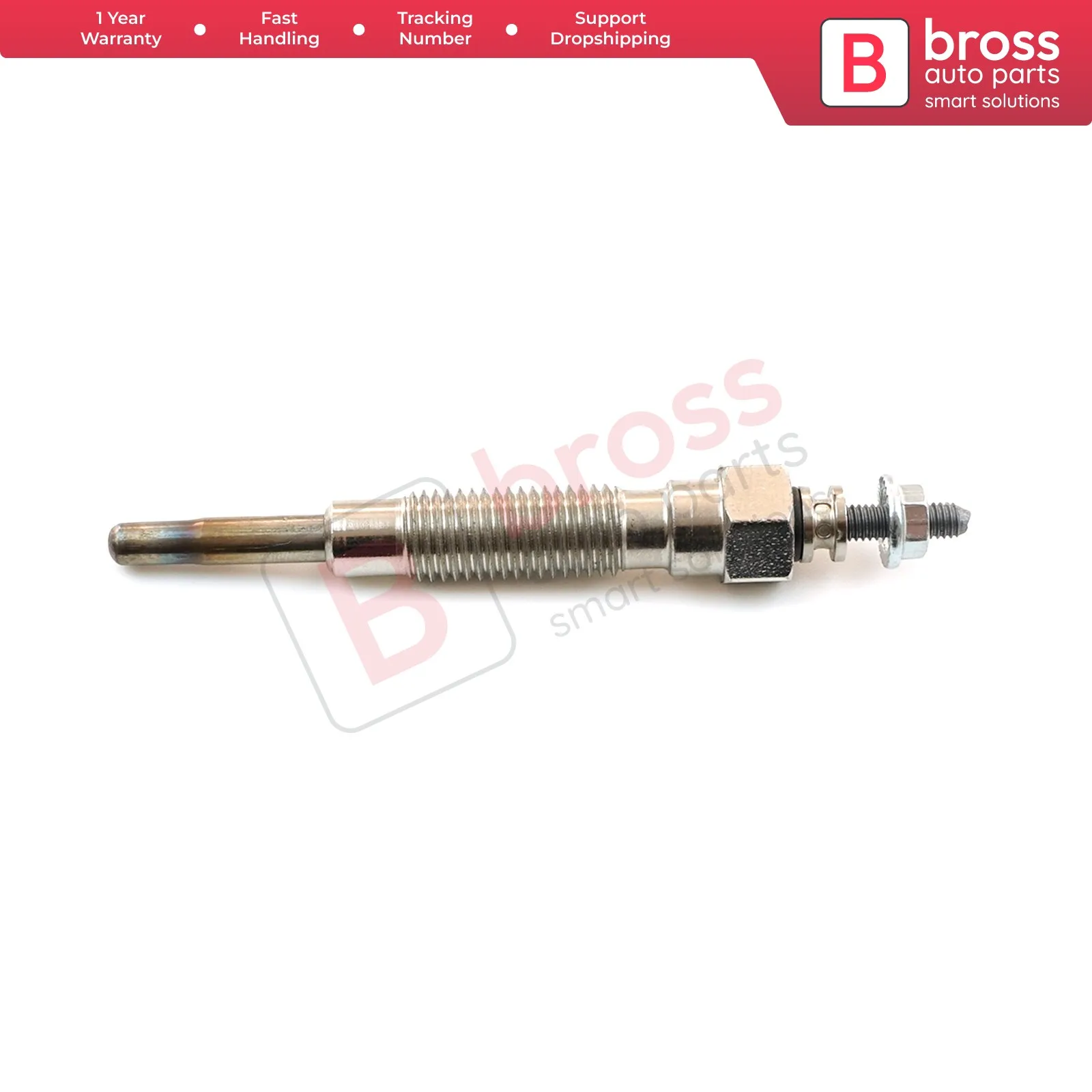 

For Nissan Patrol GR Safari MK5 Y61 1997-2000 2.8 TD TDiC Engines BGP100 1 Piece Glow Plug Auxiliary Heater 11 Volt 11065-4P400