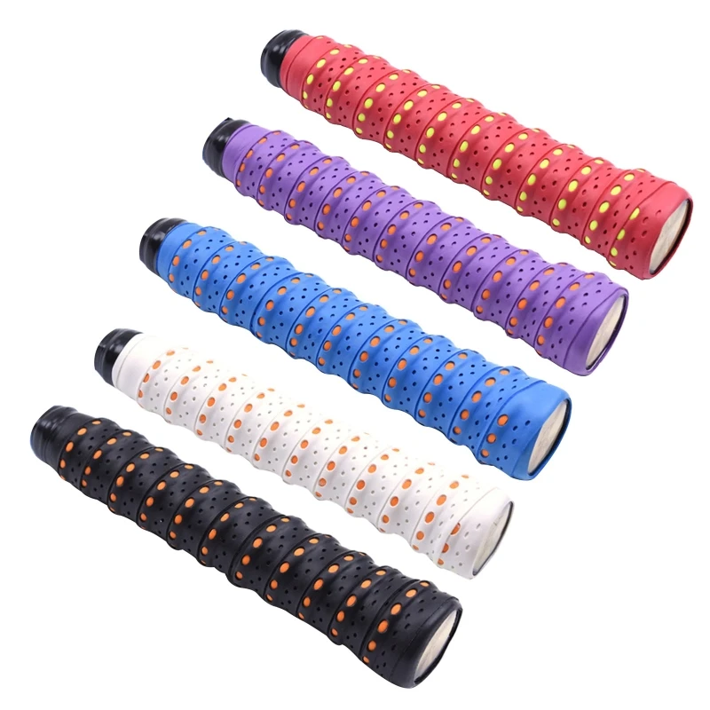 2024 New 1Pc Anti-slip Sweatband Badminton Grip Tennis Grip Sport Tape Winding Strap For Fishing Rod Squash padel Racket Handle