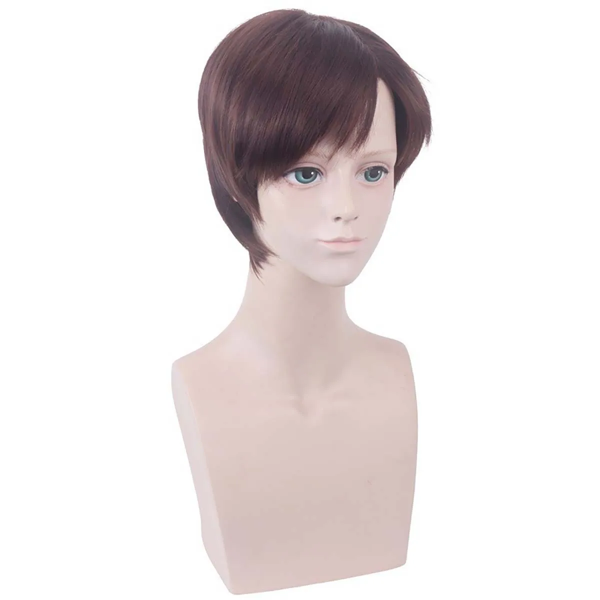 วิกผมสีดำหยิกสำหรับผู้ชาย แต่งกายเป็นศาสตราจารย์เซเวอร์รัส สเนป ในวันฮาโลวีน