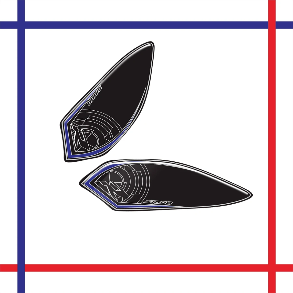

3D Motorcycle Tank Pads Protector Sticker Decal Gas Knee Grip Tank Traction Pad For S1000R M1000R 2019-2024 2023 2022 2021