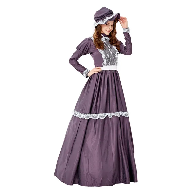 AD1 حفلة الهالوين سوزان بي أنتوني برايري سيدة تأثيري حلي التاريخية تحت عنوان القرية الاستعمارية مزرعة الريفية السيدات House5@rD ~