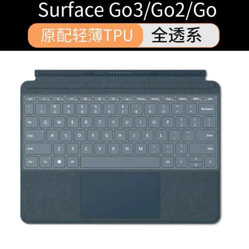 Dla Microsoft surface pro 10 9 8/7/6/5 powierzchni laptopa 4/3/2 powierzchni Go 3 powierzchni pro X tablet TPU osłona na klawiaturę laptopa skóry