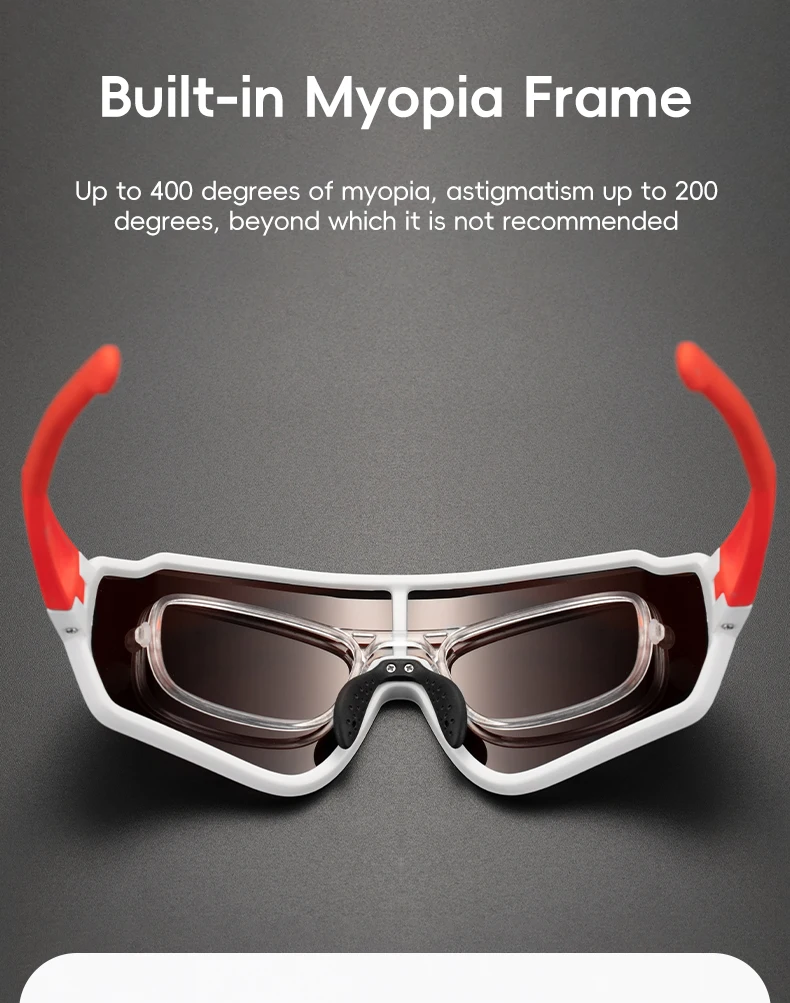 ROCKBROS Radfahren Gläser Männer Frauen MTB Straße Outdoor Sport Wandern Brillen Polarisierte Fahrrad Sonnenbrille Myopie Rahmen Fahrrad Brille – Detail 8