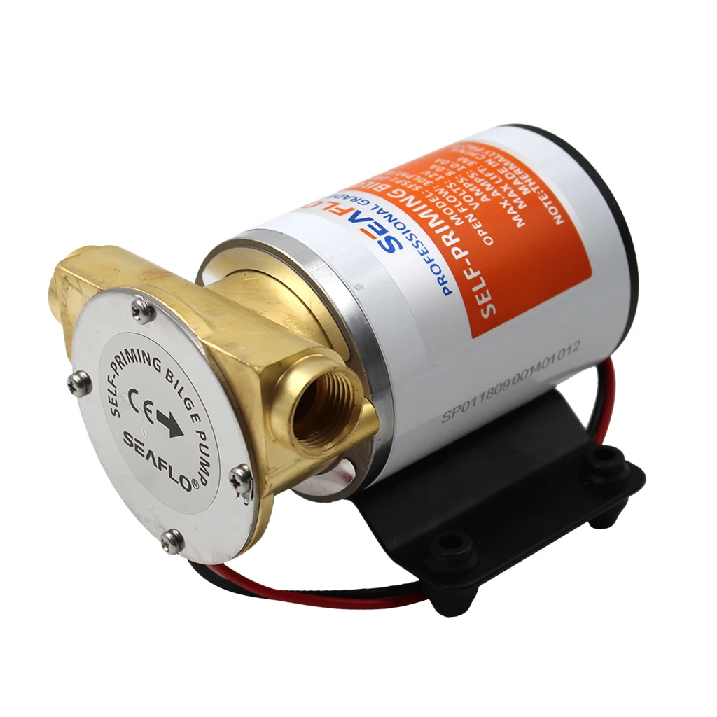 

SEAFLO 12V 8 GPM 30 LPM Self Priming Centrifugal Impeller Bilge Pump Marine Marine Water Puppy Bilge Pump Copper