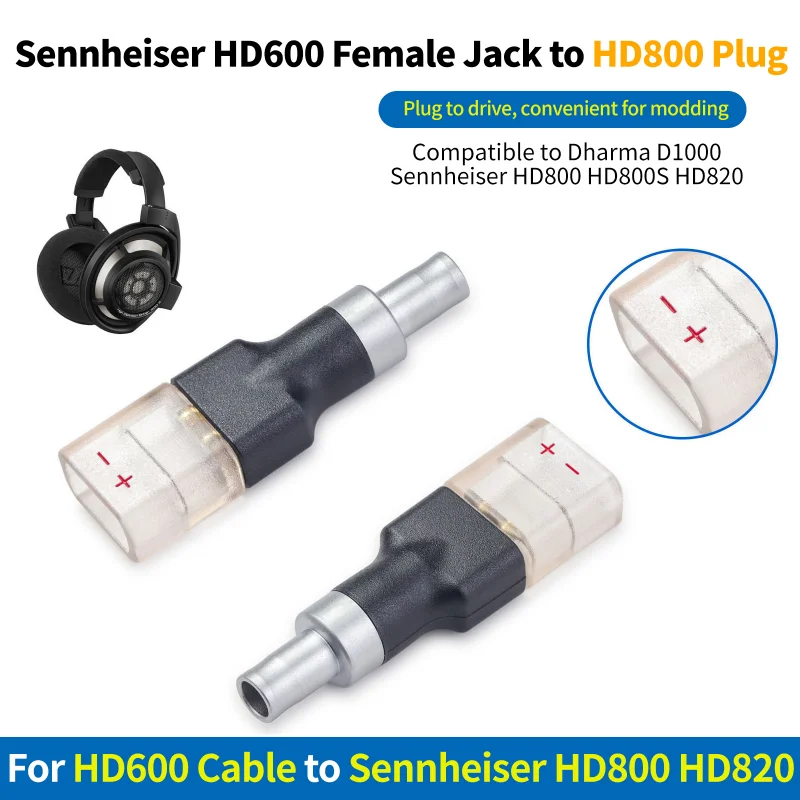 

HD650 to HD800 Adapter Sennheiser HD600 to HD800 HD820 Sennheiser HD580 HD660S HD600 to Dharma D1000 Sennheiser HD800S HD820