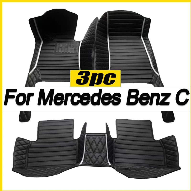 

Автомобильные коврики для Mercedes Benz C Class W205 C180 200 220 250 260 300 350 400 450-15 2014 2016 2017 2018 2019 2020 аксессуары